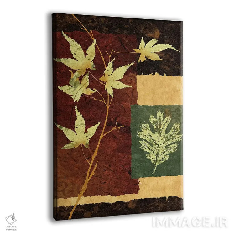 تابلو دکوراتیو برگ نو ۱ اثر کیت مالت - نمای پرسپکتیو محصول