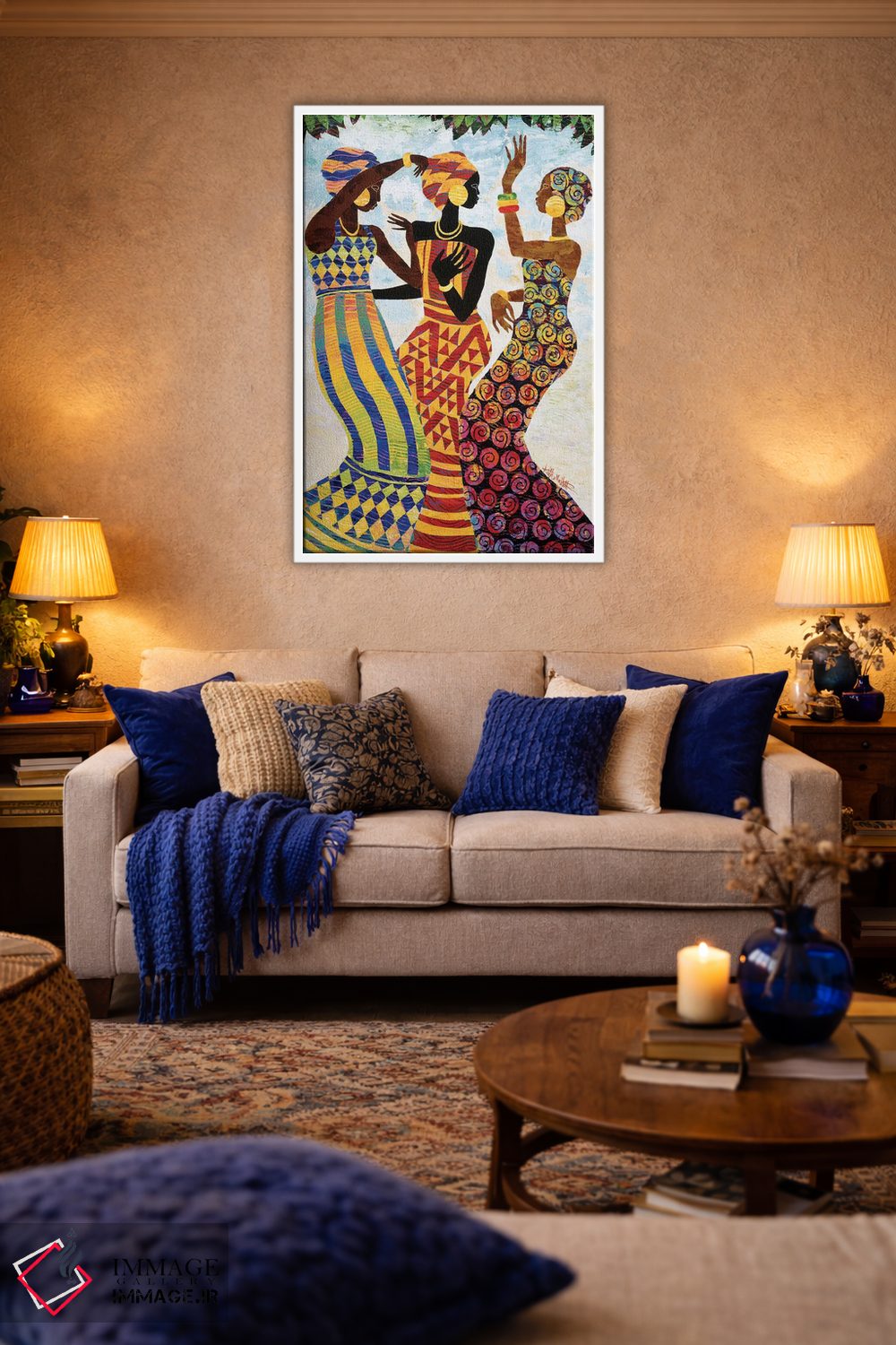 تابلو دکوراتیو جشن اثر کیت مالت - D2W