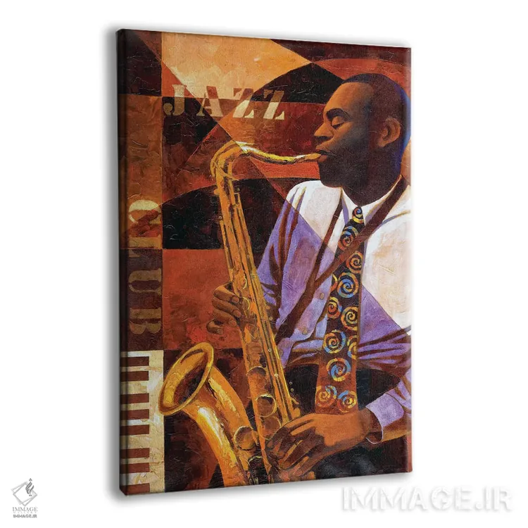 تابلو دکوراتیو کلوب جاز اثر کیت مالت - نمای پرسپکتیو محصول