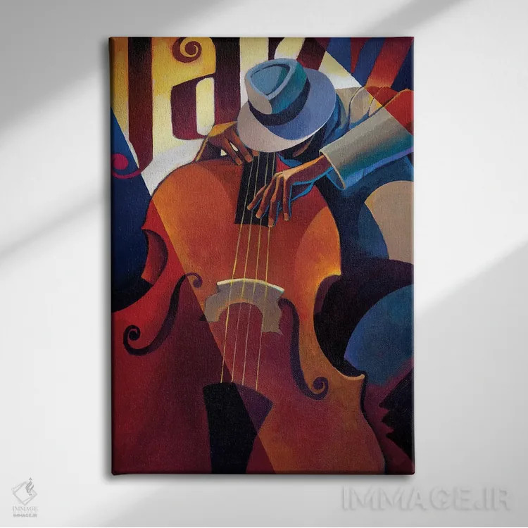 تابلو دکوراتیو مستقیم به جلو اثر کیت مالت - نمای روبهرو روی دیوار