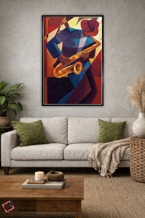 تابلو دکوراتیو بی باپ اثر کیت مالت - D1B