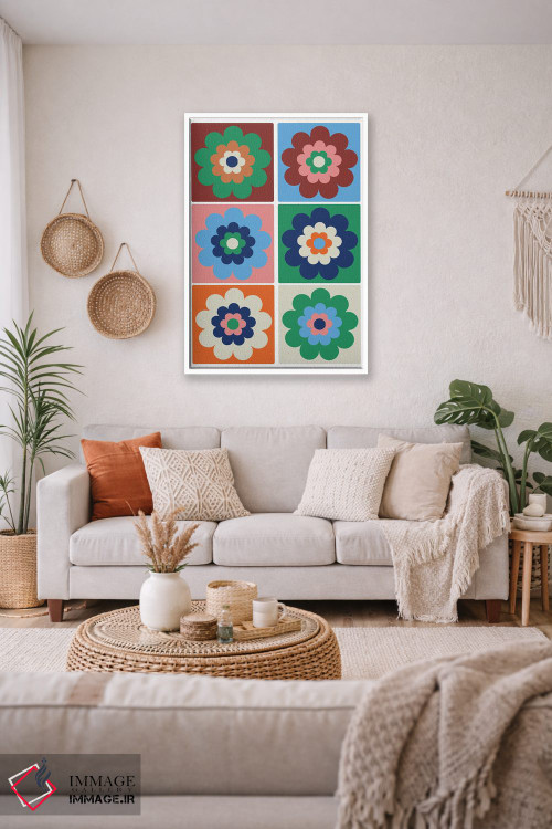 تابلو مدرن در حال شکوفه اثر کارولینا کلینگ - D1W