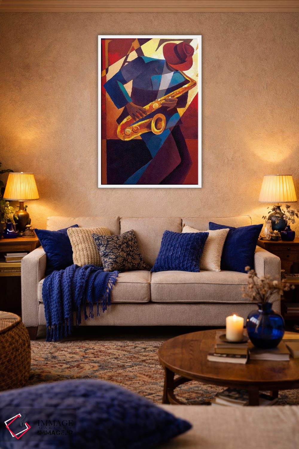 تابلو دکوراتیو بی باپ اثر کیت مالت - D2W