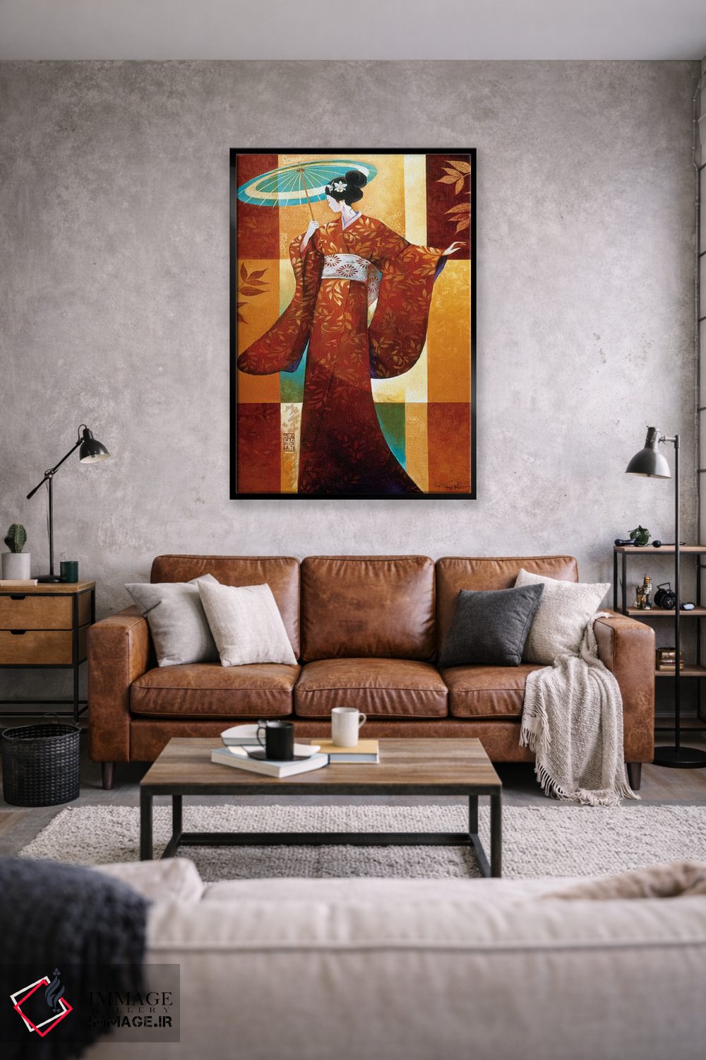 تابلو دکوراتیو میساکی اثر کیت مالت - D2B