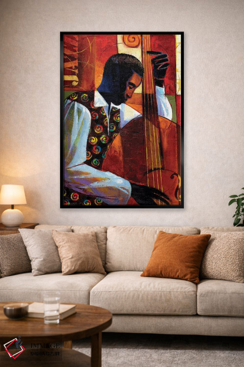 تابلو دکوراتیو جاز اثر کیت مالت - D2B