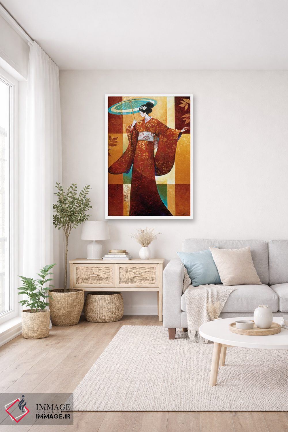 تابلو دکوراتیو میساکی اثر کیت مالت - D3W