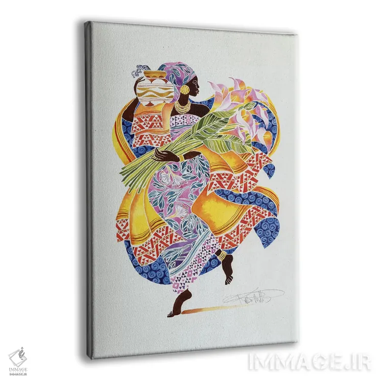 تابلو دکوراتیو جاحا اثر کیت مالت - نمای پرسپکتیو محصول