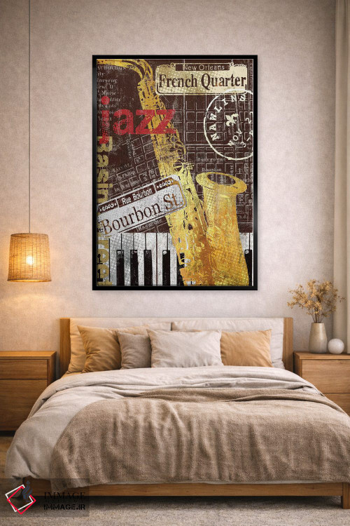 تابلو دکوراتیو نئورلینز اثر کیت مالت - D2B