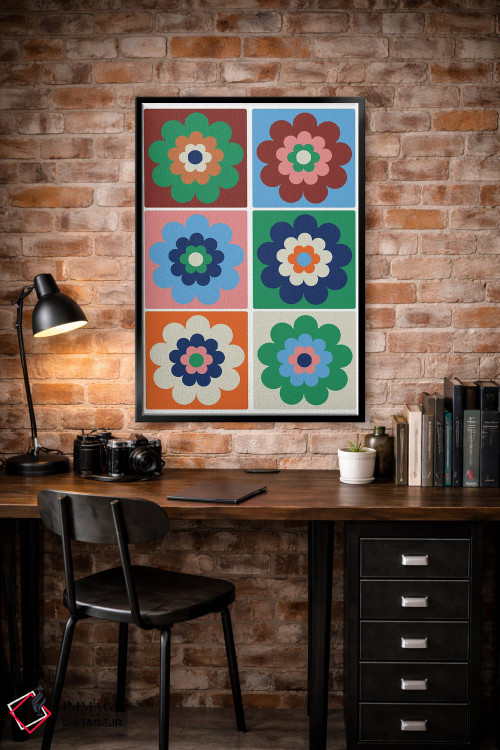 تابلو مدرن در حال شکوفه اثر کارولینا کلینگ - D3B