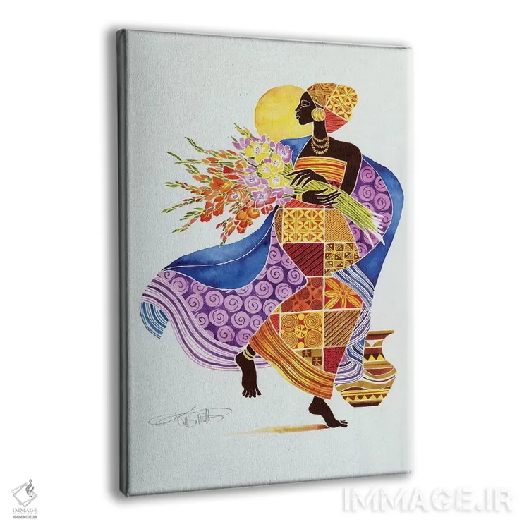 تابلو دکوراتیو کیکورا اثر کیت مالت - نمای پرسپکتیو محصول