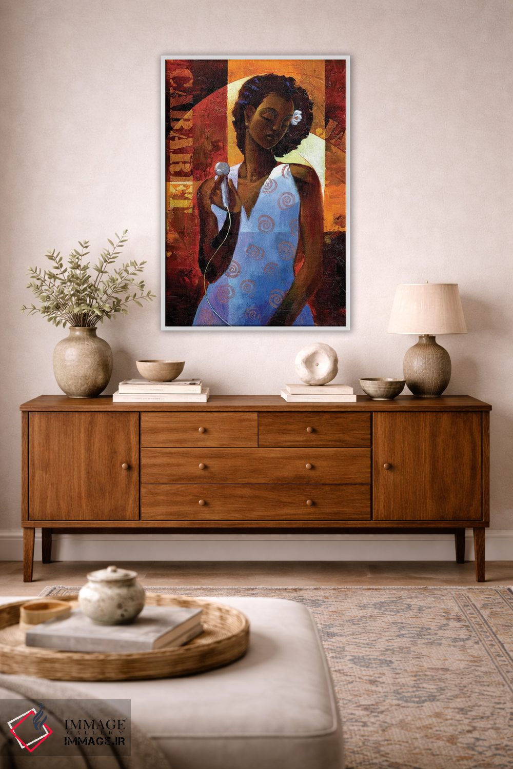 تابلو دکوراتیو دیوا اثر کیت مالت - D3W