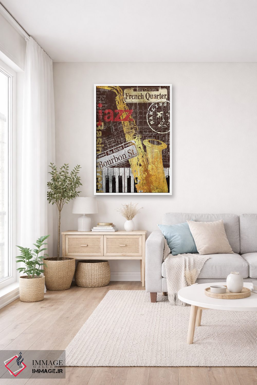 تابلو دکوراتیو نئورلینز اثر کیت مالت - D3W