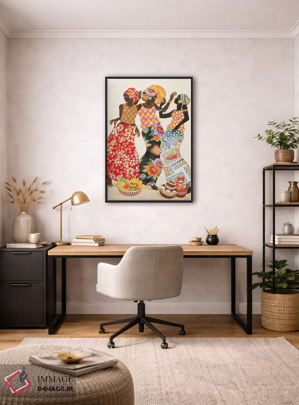 تابلو دکوراتیو شادی و سرور اثر کیت مالت - D5B