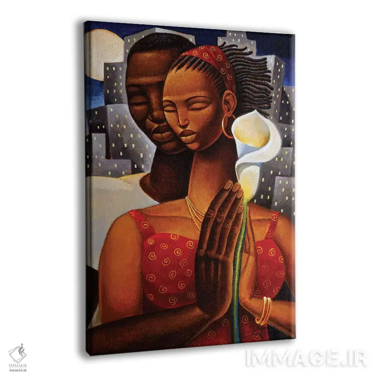 تابلو دکوراتیو راپسودی اثر کیت مالت - نمای پرسپکتیو محصول