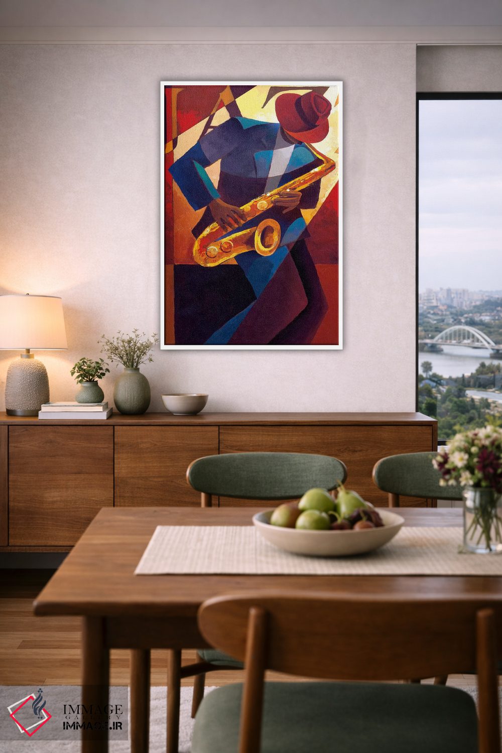 تابلو دکوراتیو بی باپ اثر کیت مالت - D6W