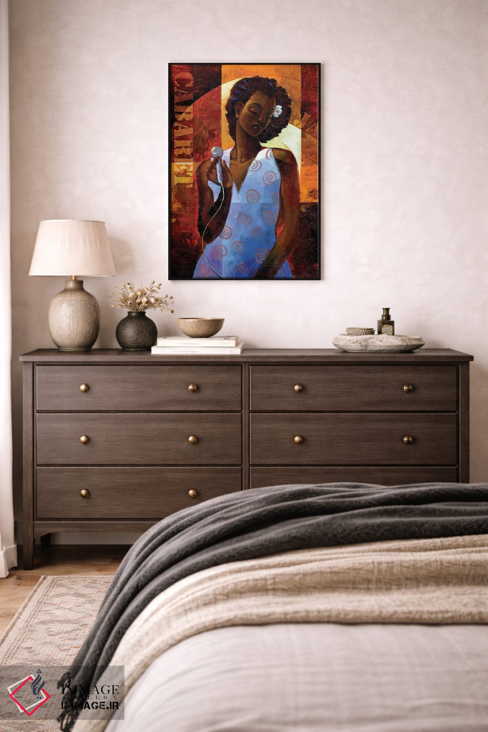 تابلو دکوراتیو دیوا اثر کیت مالت - D4B