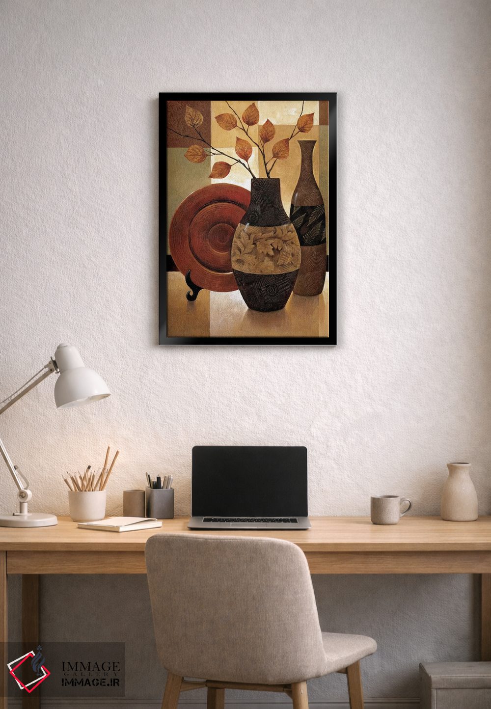 تابلو دکوراتیو وصله دوزی طبیعت ۱ اثر کیت مالت - D2B