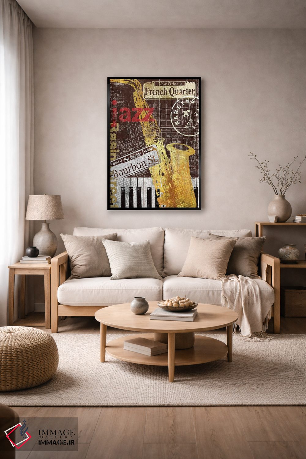 تابلو دکوراتیو نئورلینز اثر کیت مالت - D5B