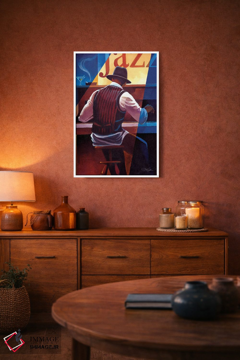 تابلو دکوراتیو رگ تایم اثر کیت مالت - D3W