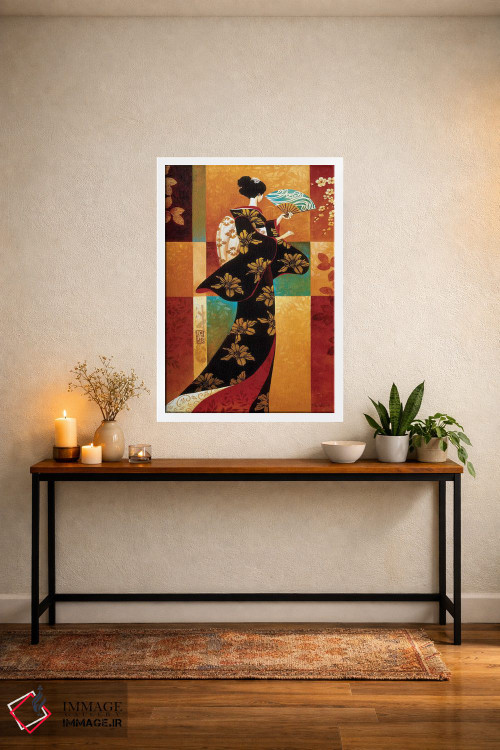 تابلو دکوراتیو ساکورا اثر کیت مالت - D3W