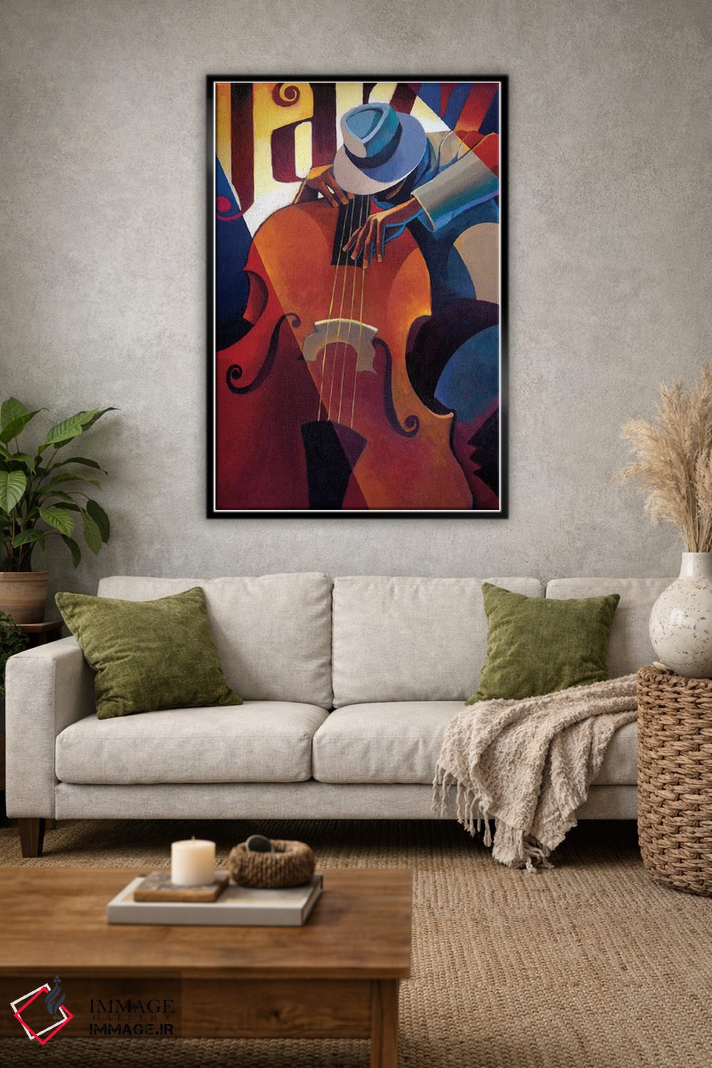 تابلو دکوراتیو مستقیم به جلو اثر کیت مالت - D1B