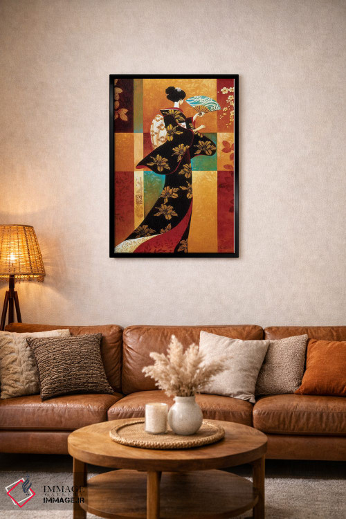 تابلو دکوراتیو ساکورا اثر کیت مالت - D4B