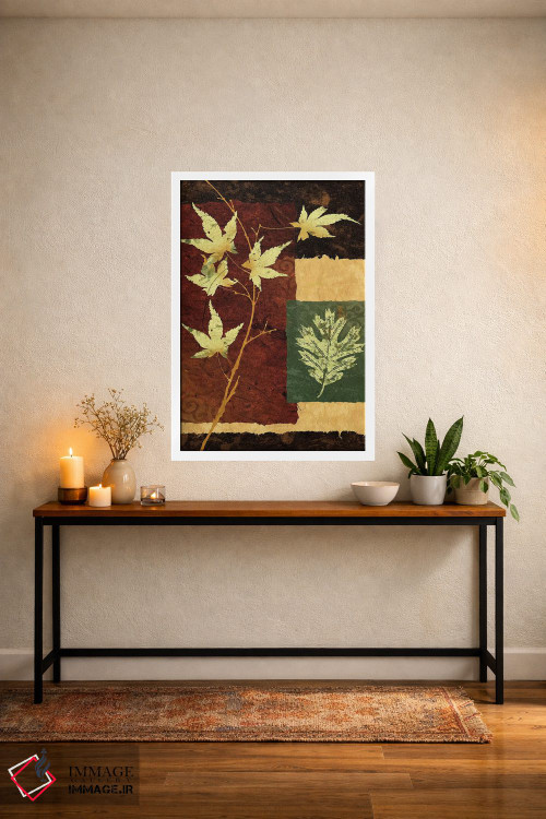 تابلو دکوراتیو برگ نو ۱ اثر کیت مالت - D2W
