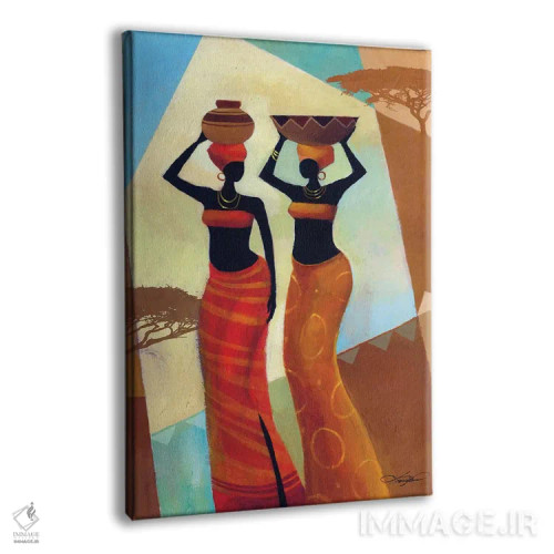 تابلو دکوراتیو خواهران اثر کیت مالت - نمای پرسپکتیو محصول