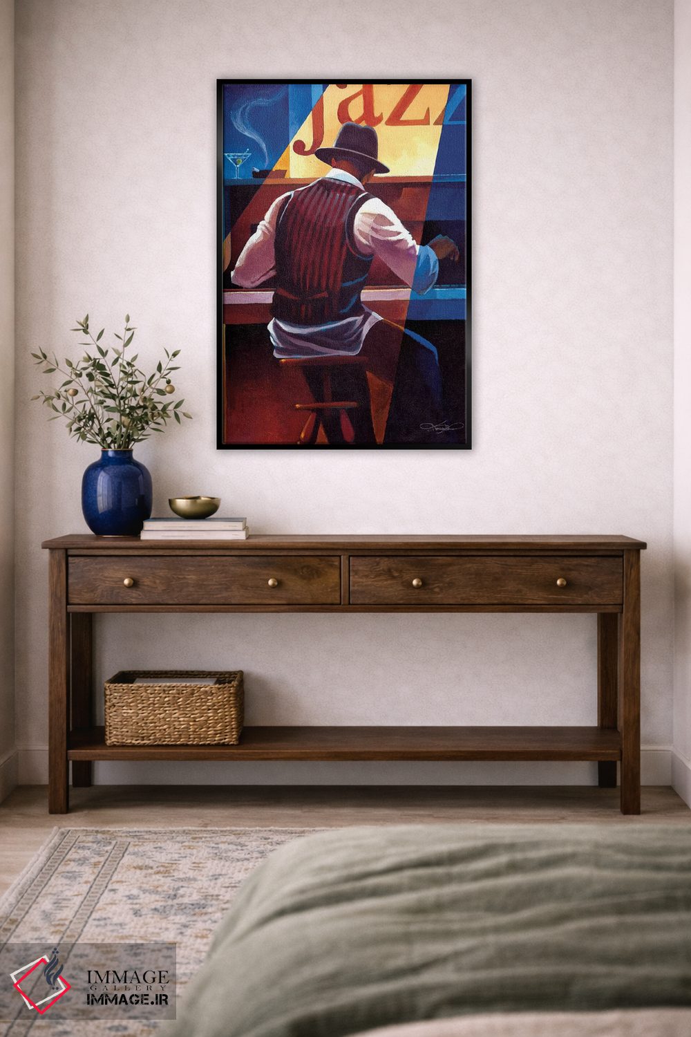 تابلو دکوراتیو رگ تایم اثر کیت مالت - D5B