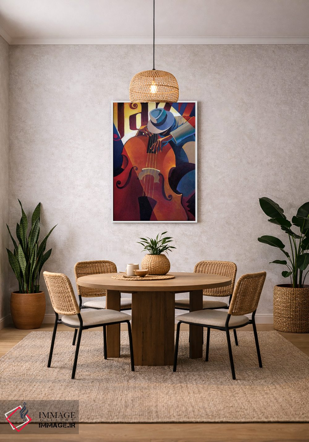 تابلو دکوراتیو مستقیم به جلو اثر کیت مالت - D3W