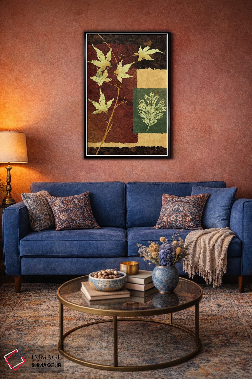 تابلو دکوراتیو برگ نو ۱ اثر کیت مالت - D4B