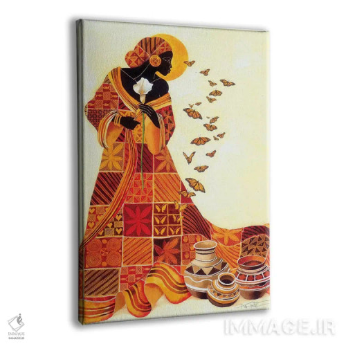 تابلو دکوراتیو پرواز ارواح اثر کیت مالت - نمای پرسپکتیو محصول