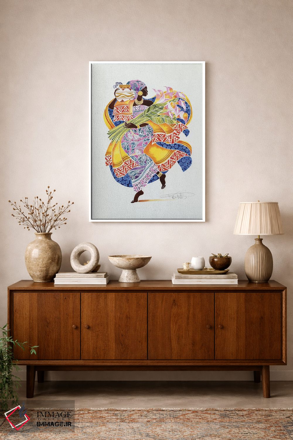 تابلو دکوراتیو جاحا اثر کیت مالت - D1W