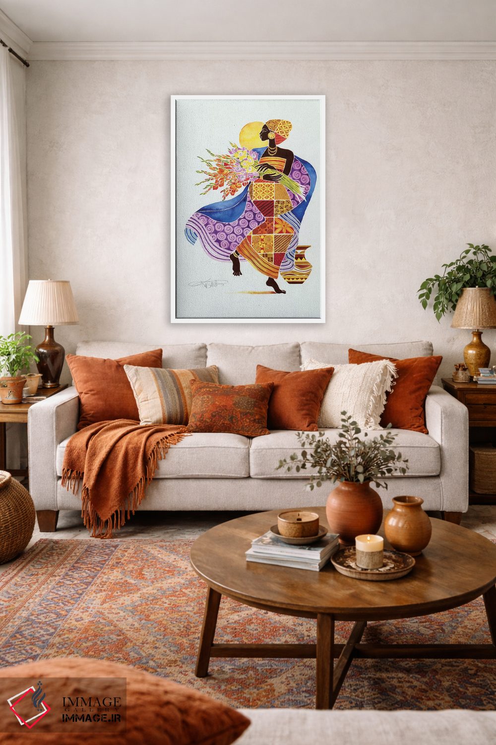 تابلو دکوراتیو کیکورا اثر کیت مالت - D1W