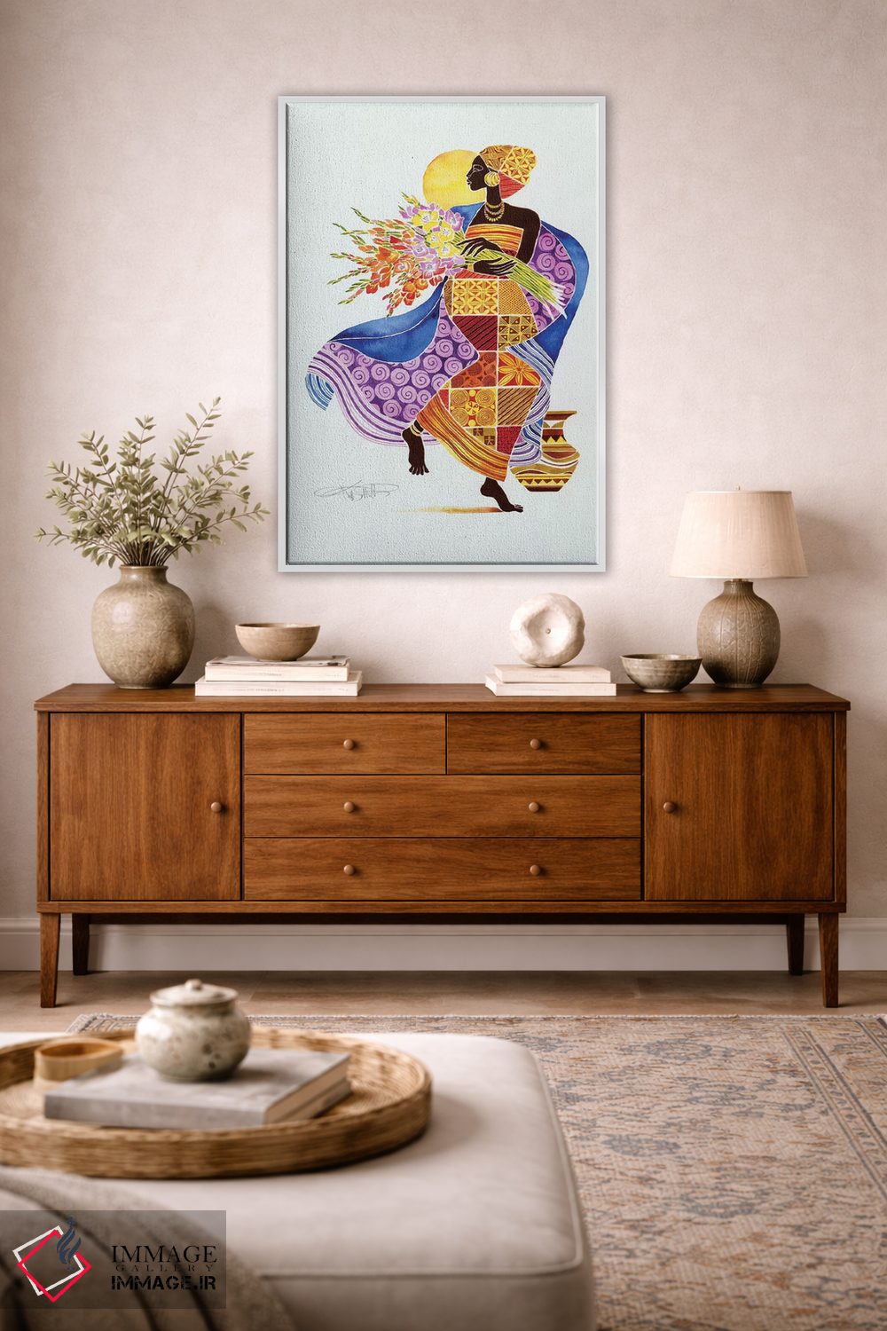 تابلو دکوراتیو کیکورا اثر کیت مالت - D2W