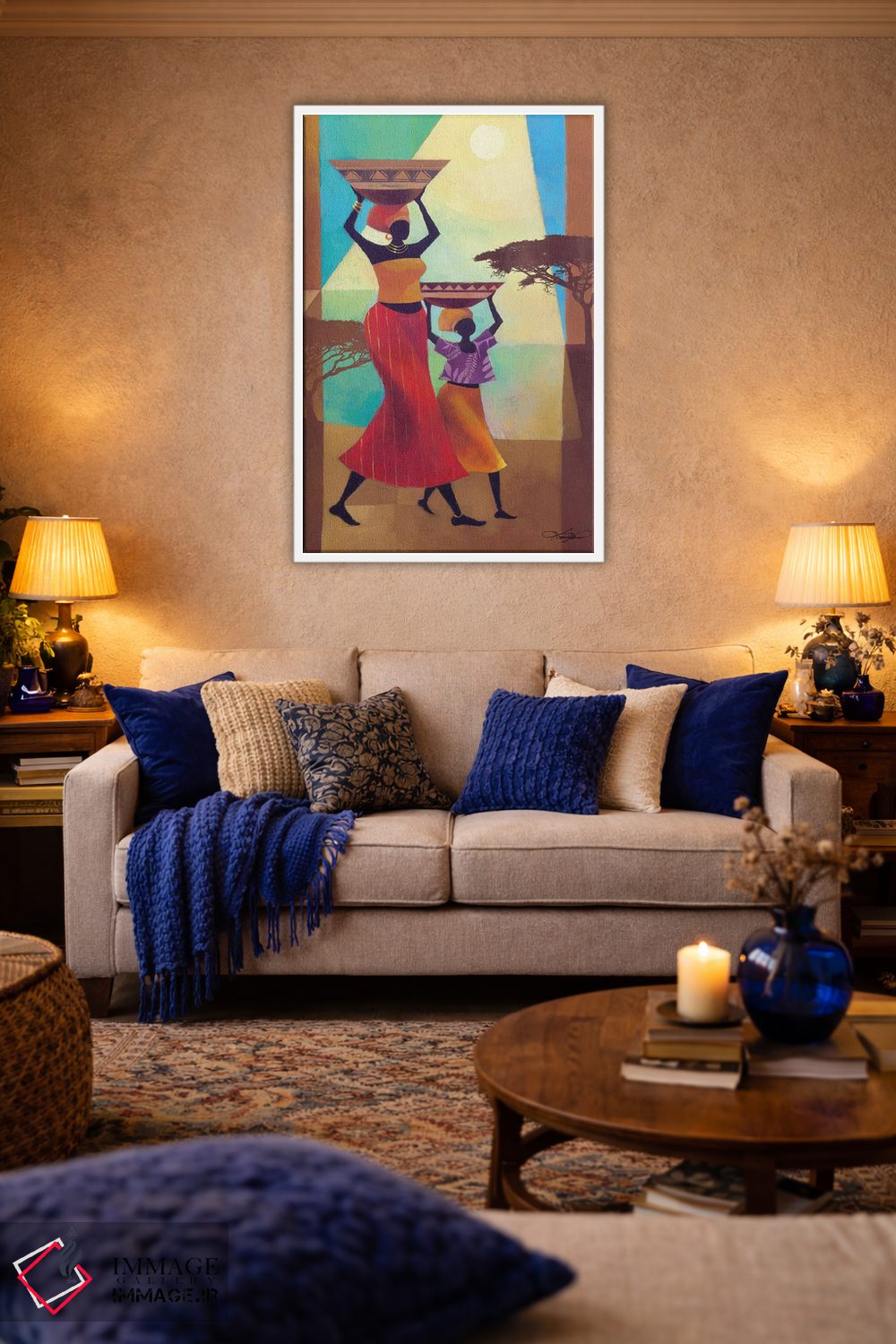 تابلو دکوراتیو یار مادر اثر کیت مالت - D2W