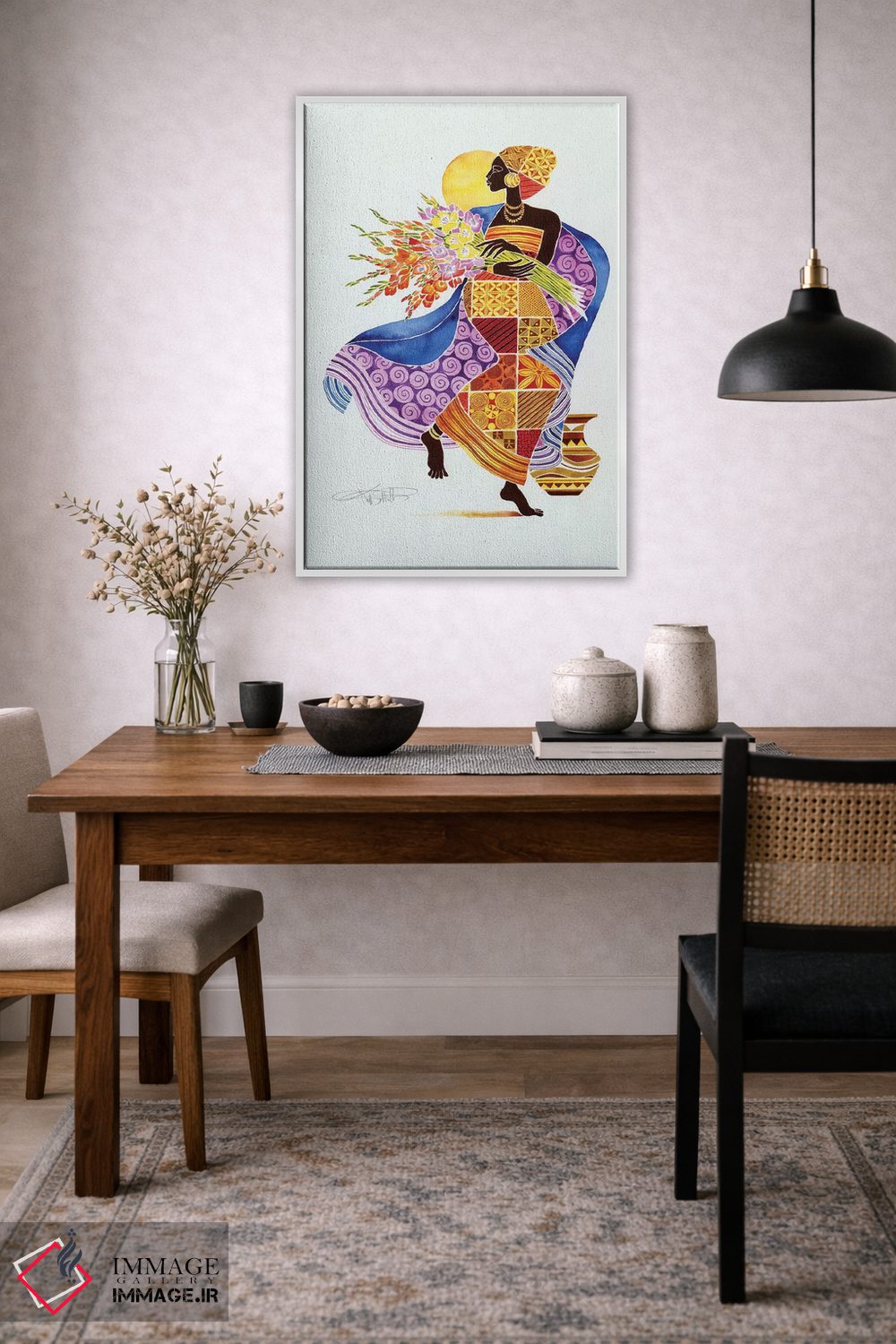 تابلو دکوراتیو کیکورا اثر کیت مالت - D3W