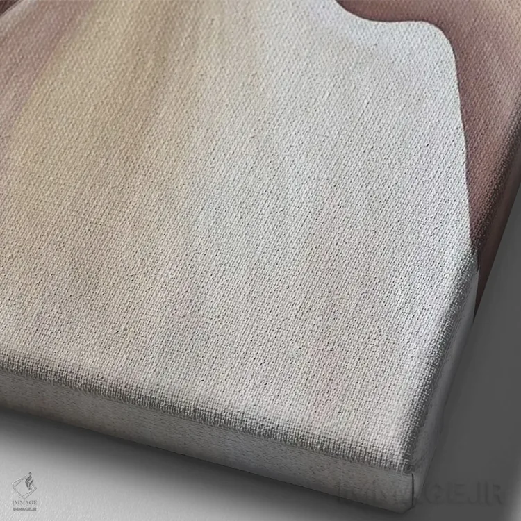 تابلو دکوراتیو ماگنولیا اثر کریستینا مالن - نمای نزدیک بافت بوم