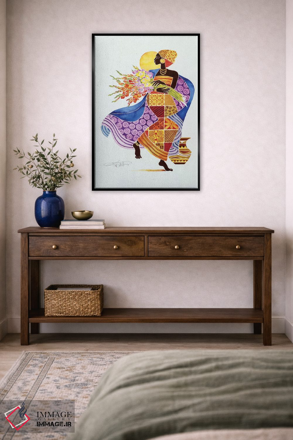 تابلو دکوراتیو کیکورا اثر کیت مالت - D5B