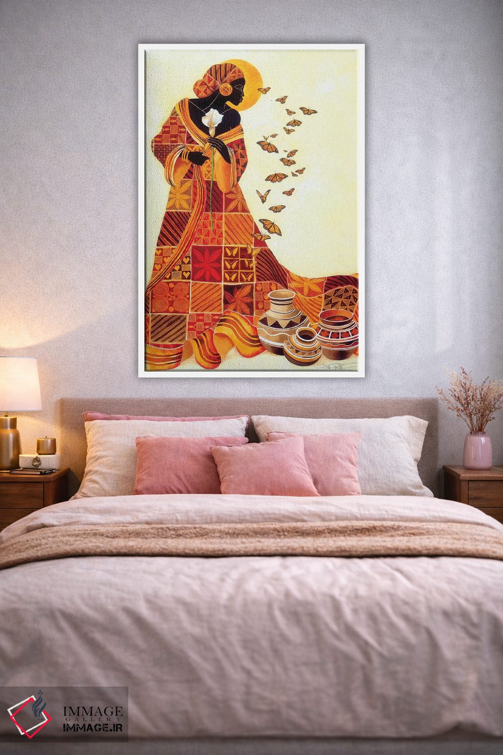 تابلو دکوراتیو پرواز ارواح اثر کیت مالت - D1W