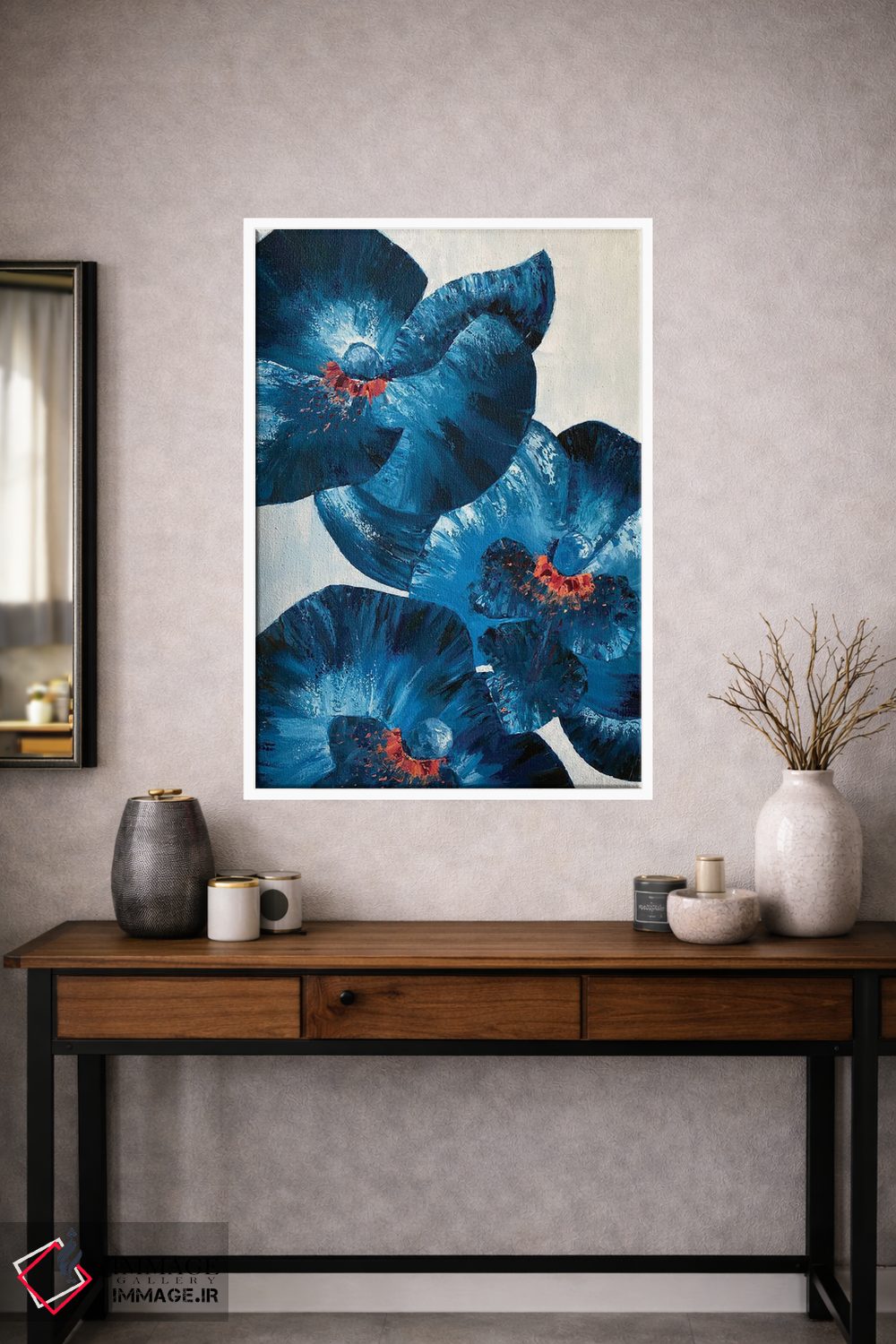 تابلو دکوراتیو ارکیده های آبی اثر کریستینا مالن - D1W