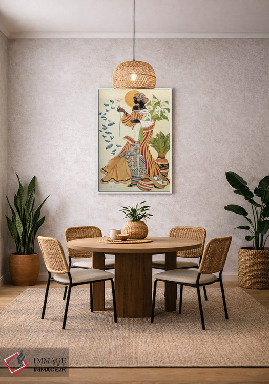 تابلو دکوراتیو بیداری ارواح اثر کیت مالت - D2W