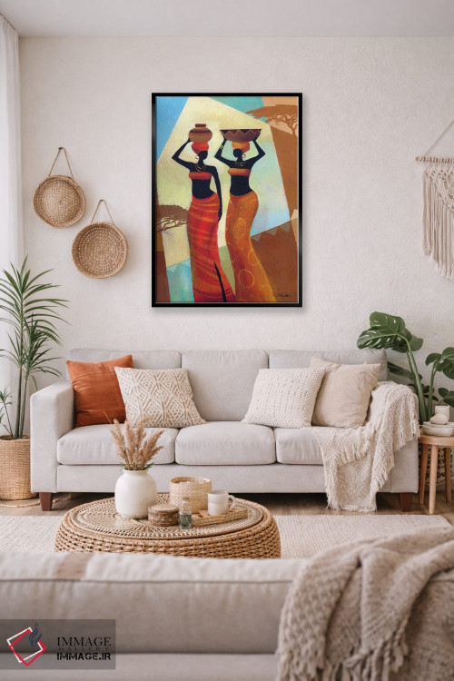 تابلو دکوراتیو خواهران اثر کیت مالت - D4B