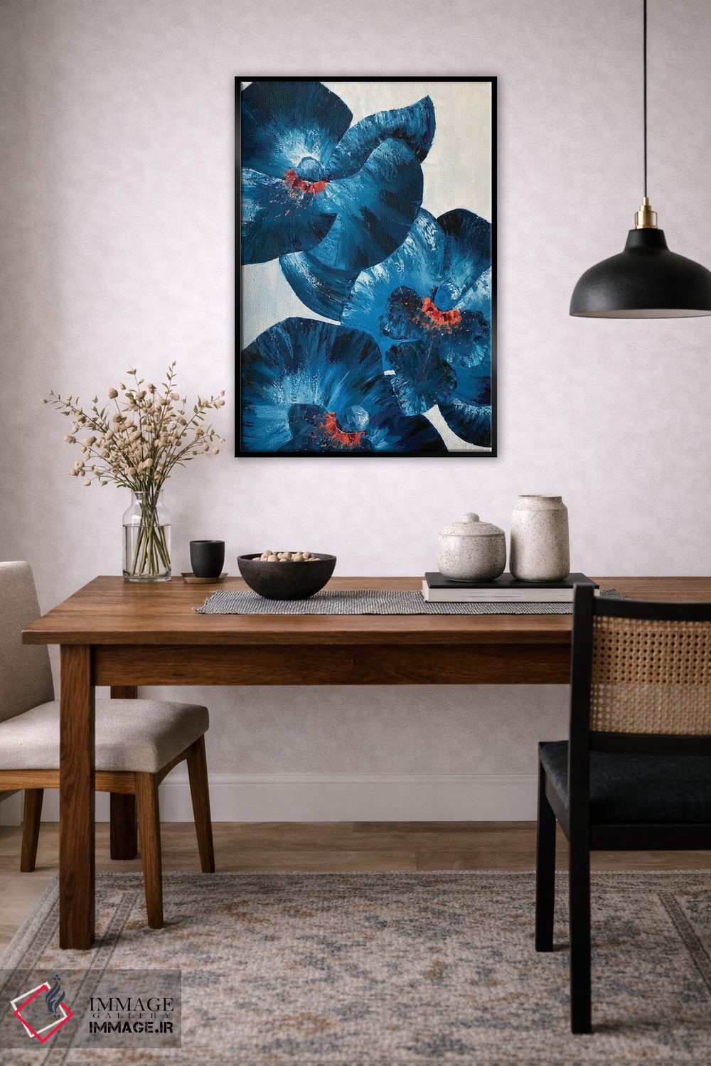 تابلو دکوراتیو ارکیده های آبی اثر کریستینا مالن - D4B
