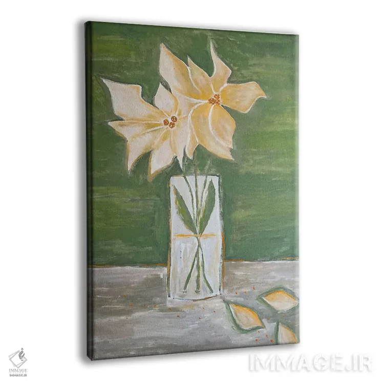 تابلو دکوراتیو نوعی گل ها اثر کریستینا مالن - نمای پرسپکتیو محصول