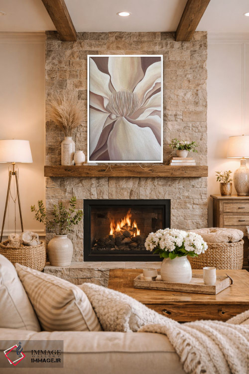 تابلو دکوراتیو ماگنولیا اثر کریستینا مالن - D1W