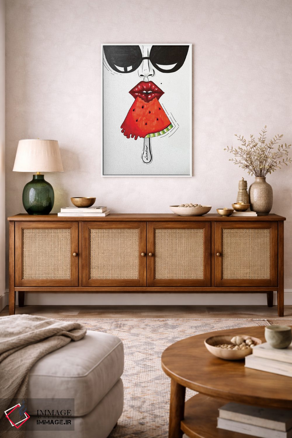 تابلو دکوراتیو حال وهوای تابستانی اثر کریستینا مالن - D2W