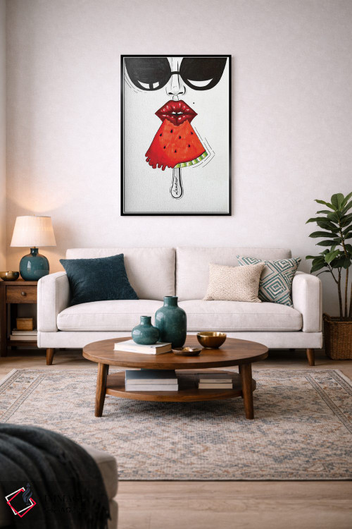 تابلو دکوراتیو حال وهوای تابستانی اثر کریستینا مالن - D4B