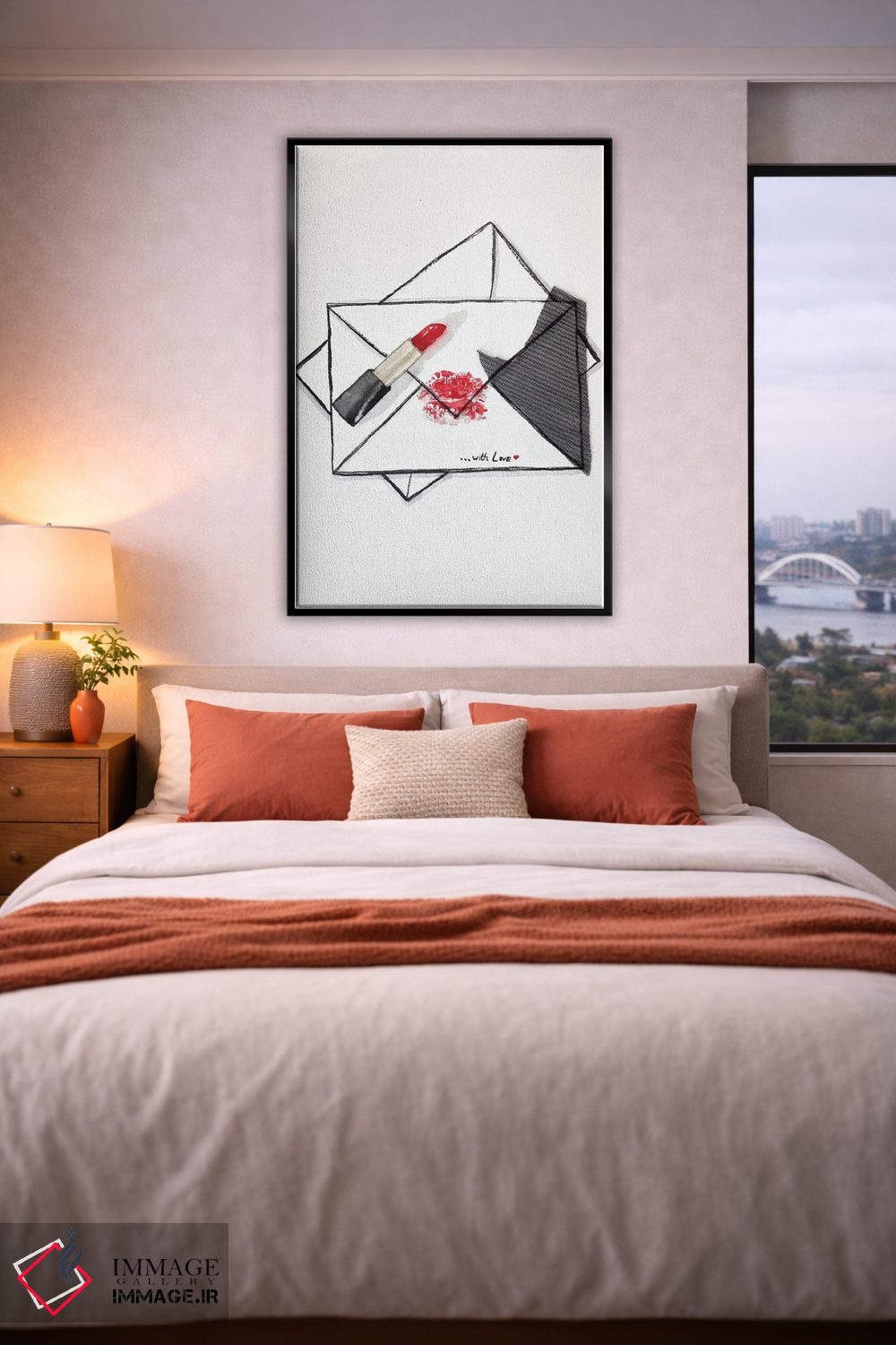 تابلو دکوراتیو با عشق اثر کریستینا مالن - D3B