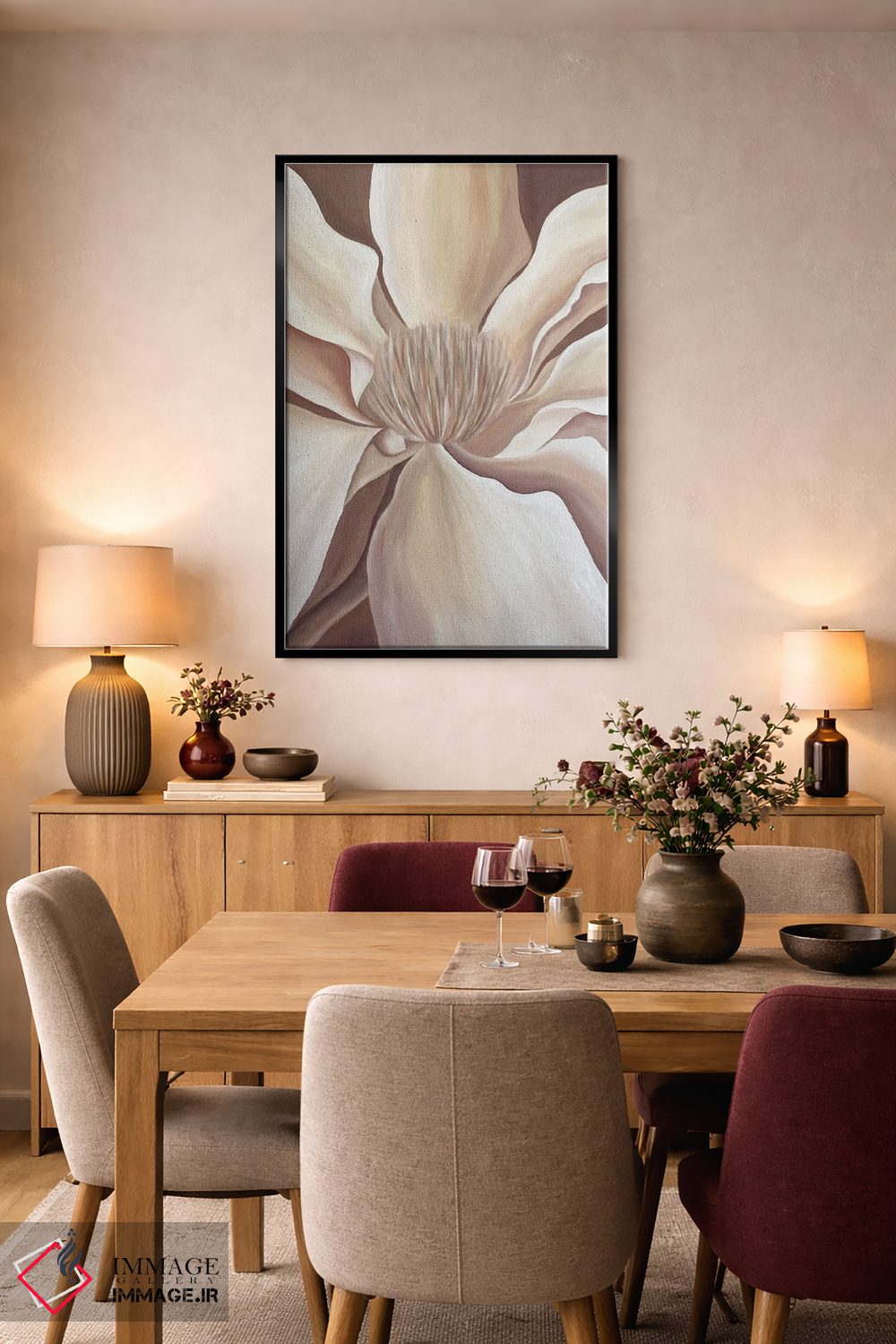 تابلو دکوراتیو ماگنولیا اثر کریستینا مالن - D6B